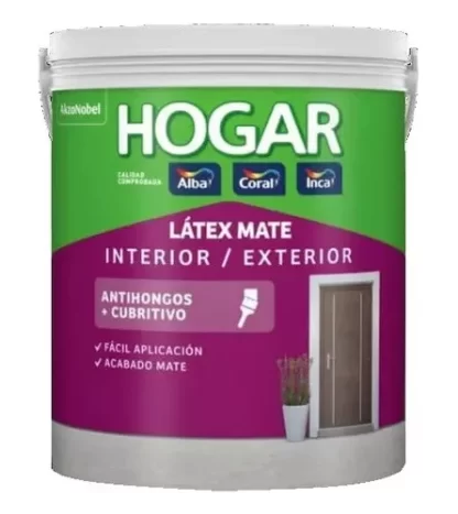 PINTURA LÁTEX INTERIOR\EXTERIOR MARCA HOGAR