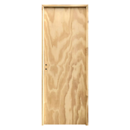 Puerta Placa Marco de Madera